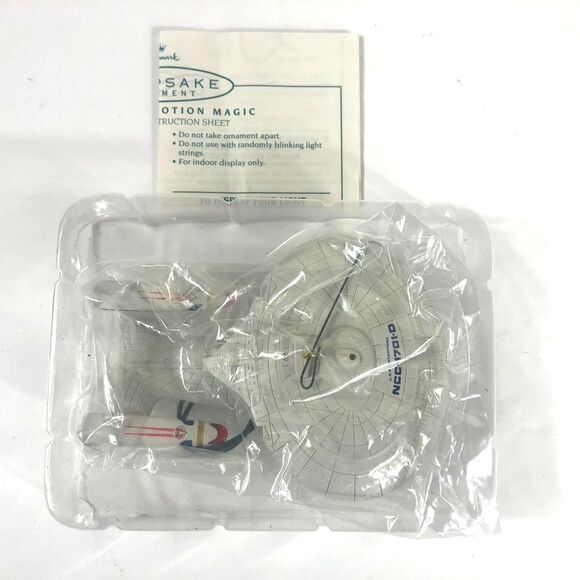 VINTAGE 1993 Hallmark Keepsake Ornament STAR TREK TNG U.S.S. Enterprise NCC-1701 - Picture 4 of 5